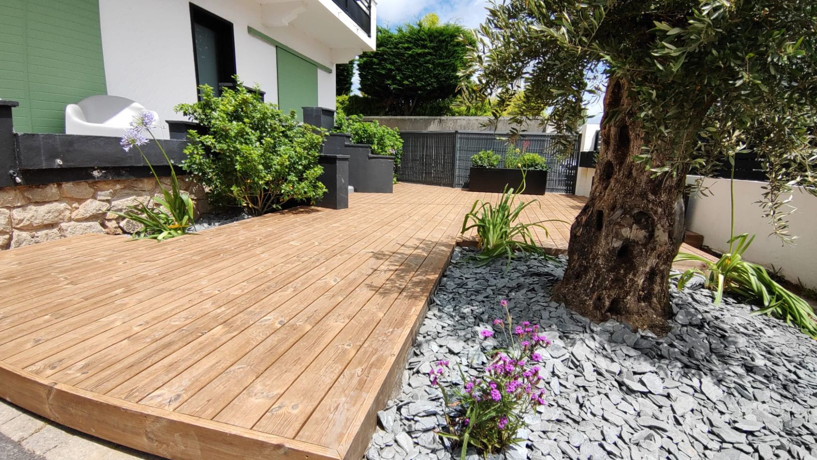 Aménagement de terrasse à Saint-Nazaire